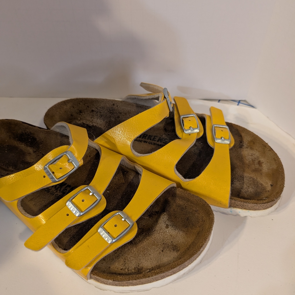 Birkenstock Bundle Yellow Kids Sandals